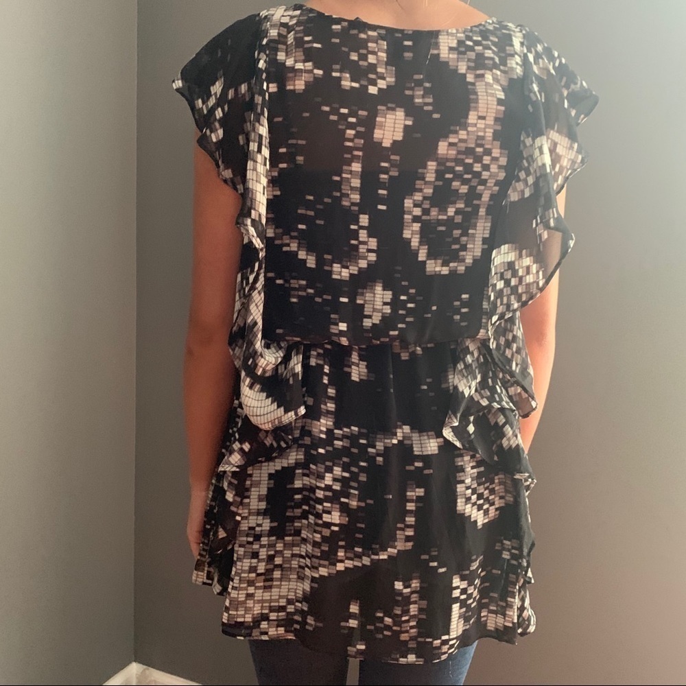 Ted Baker London Sheer Ruffle Top - Picture 5 of 8